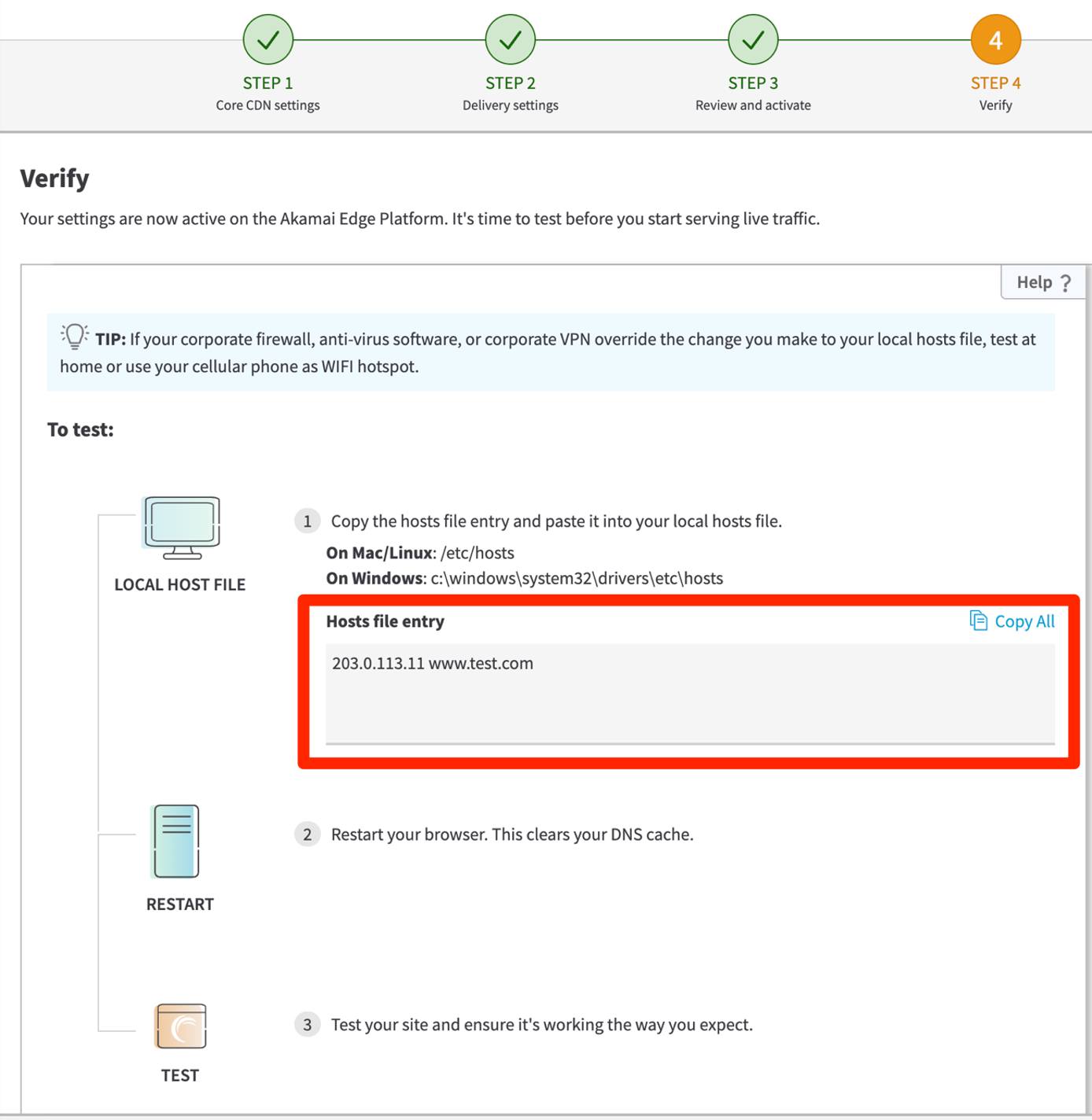 Ion Edge hostname verification by IP address.